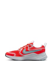 Nike Crimson Red Grey Youth Cosmic Running Trainers - Image 4 of 11