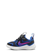 Nike Black Royal Blue Infant Cosmic Running Trainers - Image 2 of 11