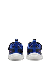 Nike Black Royal Blue Infant Cosmic Running Trainers - Image 8 of 11
