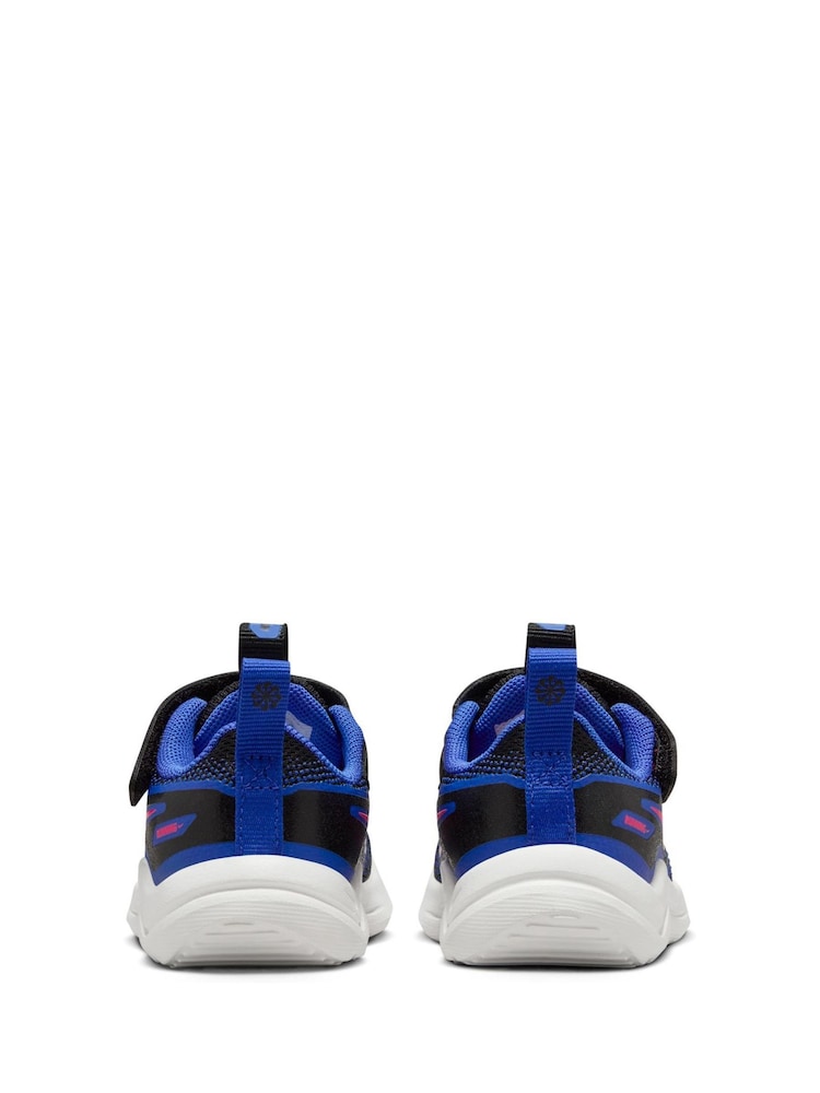 чорний Королівський синій - Nike немовля Cosmic Running Trainers - Image 8 of 11