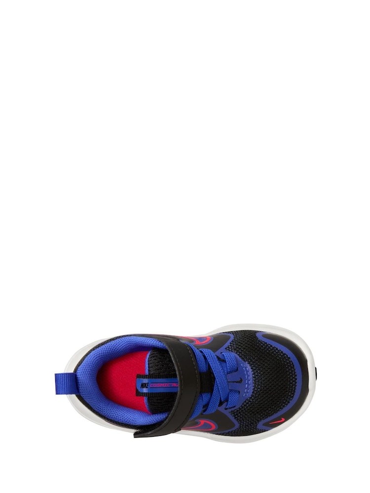 чорний Королівський синій - Nike немовля Cosmic Running Trainers - Image 9 of 11