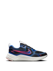 Nike Black Royal Blue Youth Cosmic Running Trainers - Image 1 of 11