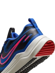 Nike Black Royal Blue Youth Cosmic Running Trainers - Image 11 of 11