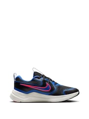 Nike Black Royal Blue Youth Cosmic Running Trainers - Image 3 of 11
