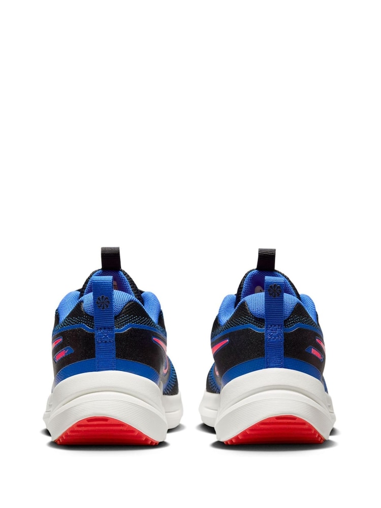 Nike Black Royal Blue Youth Cosmic Running Trainers - Image 6 of 11