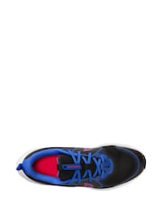 Nike Black Royal Blue Youth Cosmic Running Trainers - Image 8 of 11