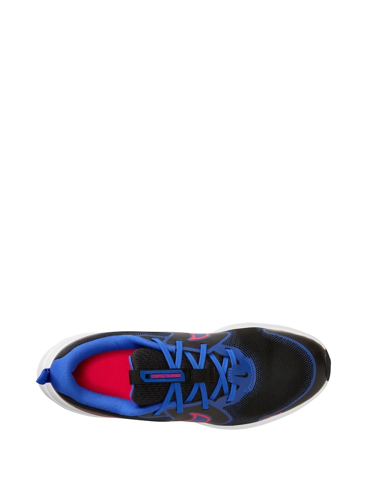 Nike Black Royal Blue Youth Cosmic Running Trainers - Image 8 of 11