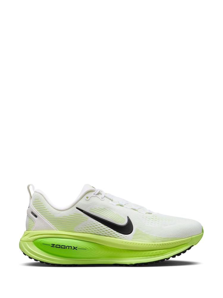 Nike White/Green Vomero 18 Running Trainers - Image 1 of 9 Nike White/Green Vomero 18 Running Trainers - Image 1 of 9