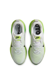Nike White/Green Vomero 18 Running Trainers - Image 5 of 9