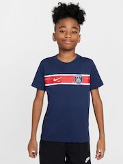 Nike Blue Paris Saint Germain Heritage T-Shirt - Image 1 of 6