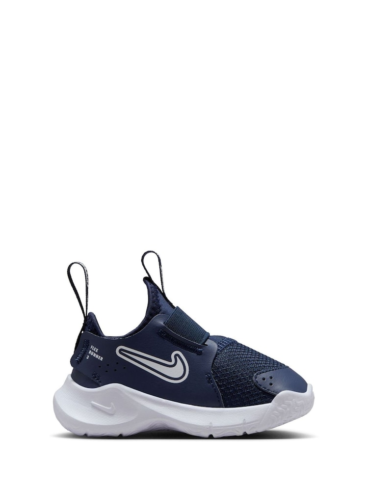 Marineblauw - Nike Infant Flex Runner 3 sneakers - Image 3 of 9