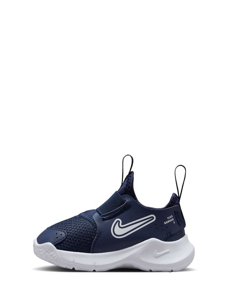 Marineblauw - Nike Infant Flex Runner 3 sneakers - Image 4 of 9