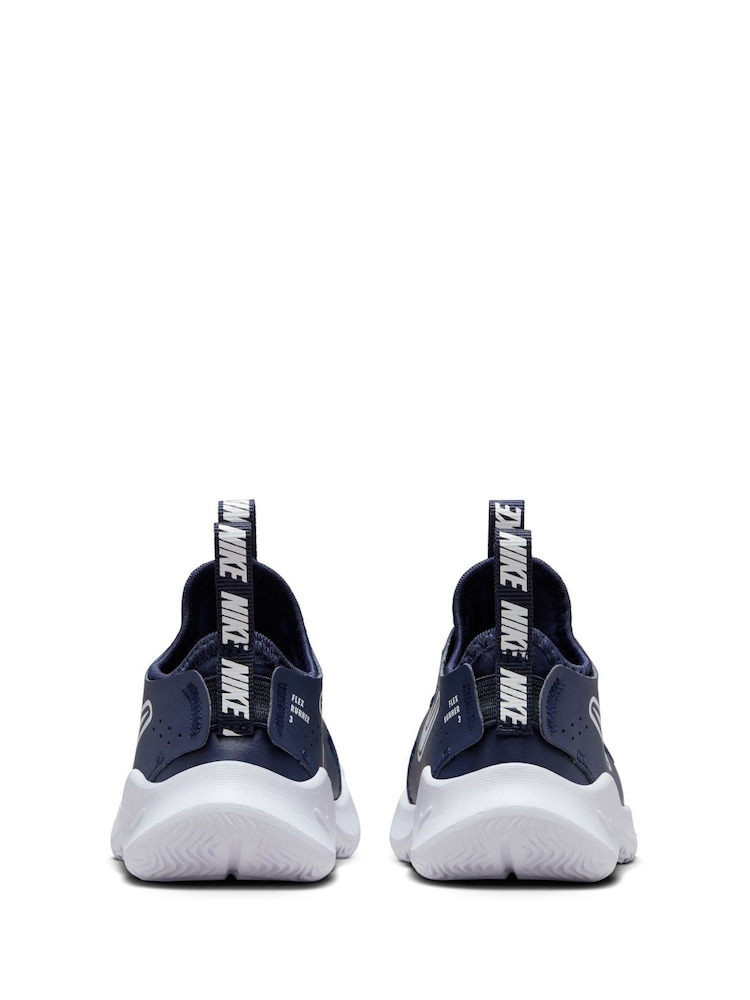 Marineblauw - Nike Infant Flex Runner 3 sneakers - Image 7 of 9