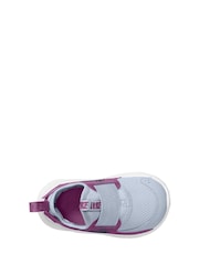 Nike Blue Purple Infant Flex Runner 3 Trainers - Image 8 of 10