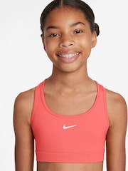 Nike Orange Dri-FIT Swoosh Support Bra - Image 3 of 3