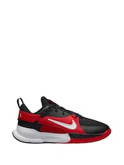 Nike Black Red Youth Crosscourt Trainers - Image 1 of 4