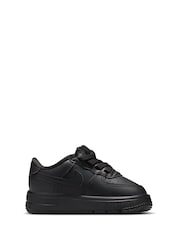 Nike Black Infant Air Force 1 EasyOn Trainers - Image 1 of 10