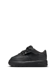 Nike Black Infant Air Force 1 EasyOn Trainers - Image 2 of 10