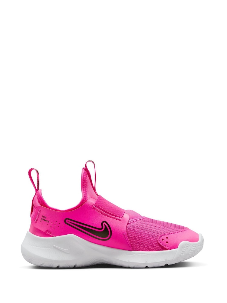 Fuchsiaroze - Nike Junior Flex Runner 3 sneakers - Image 3 of 11