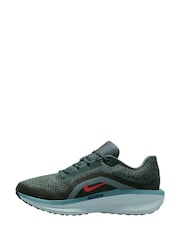 Nike Green Winflo 11 Road Running Trainers - Image 2 of 4