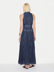 Jigsaw Blue Batik Cotton Maxi Dress - Image 4 of 5