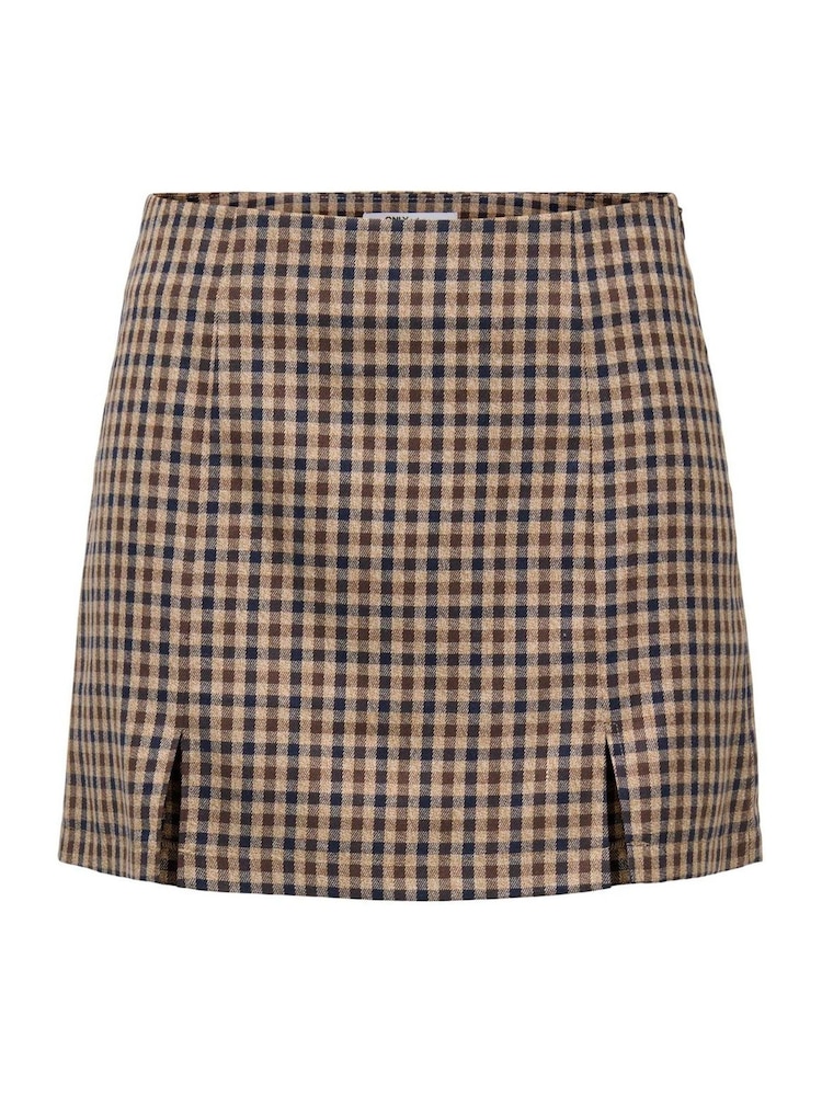 ONLY Checked Mini Skirt - Bild 1 von 3 ONLY Checked Mini Skirt - Bild 1 von 3