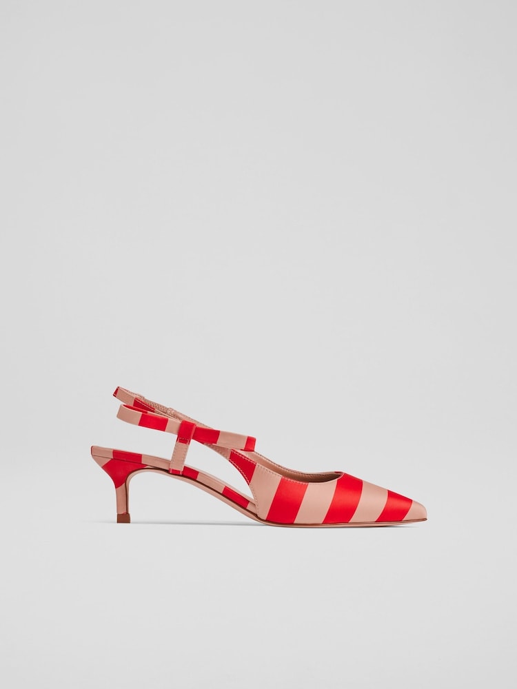 rdeča - LK Bennett Barette Bow Kitten Heels - Slika 1 iz 4