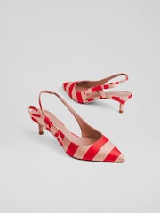 rdeča - LK Bennett Barette Bow Kitten Heels - Slika 3 iz 4