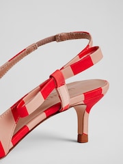 rdeča - LK Bennett Barette Bow Kitten Heels - Slika 4 iz 4