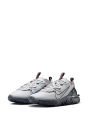 Nike Grey/Black React Vision Trainers - Image 3 of 8