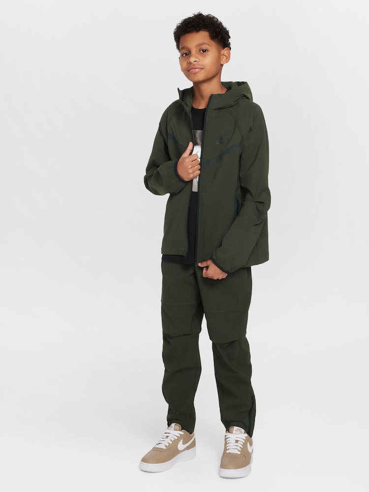 Nike Dark Brown Tech Woven Jacket - Image 3 of 9