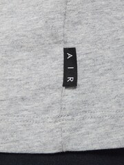 Nike Dark Grey Heather 100% Cotton Air T-Shirt - Image 6 of 7