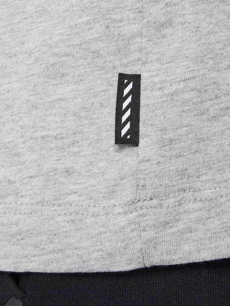 Nike Dark Grey Heather 100% Cotton Air T-Shirt - Image 7 of 7