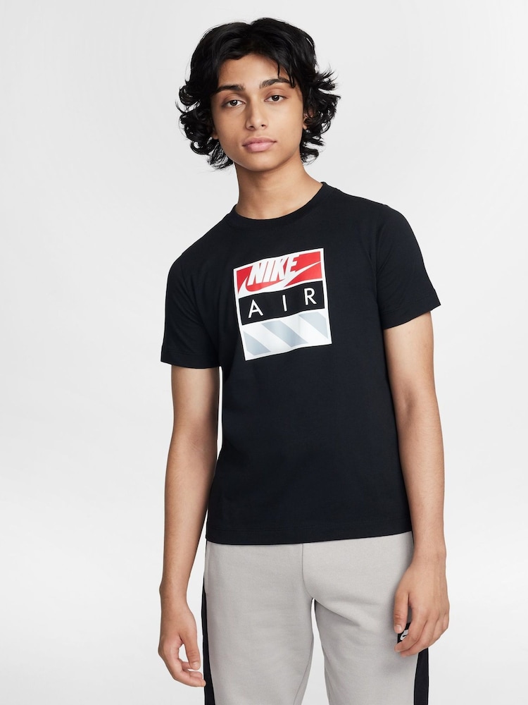 Nike Black 100% Cotton Air T-Shirt - Image 1 of 5