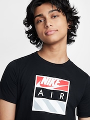 Nike Black 100% Cotton Air T-Shirt - Image 3 of 5