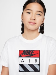 Nike White 100% Cotton Air T-Shirt - Image 3 of 7