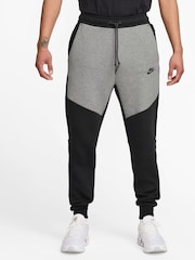 Čierna/Sivá - Funkčné flaušové tepláky Nike - Obrázok 1 z 8