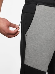 Čierna/Sivá - Funkčné flaušové tepláky Nike - Obrázok 3 z 8