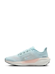 Nike Blue/White Pegasus 41 Road Running Trainers - Image 2 of 8
