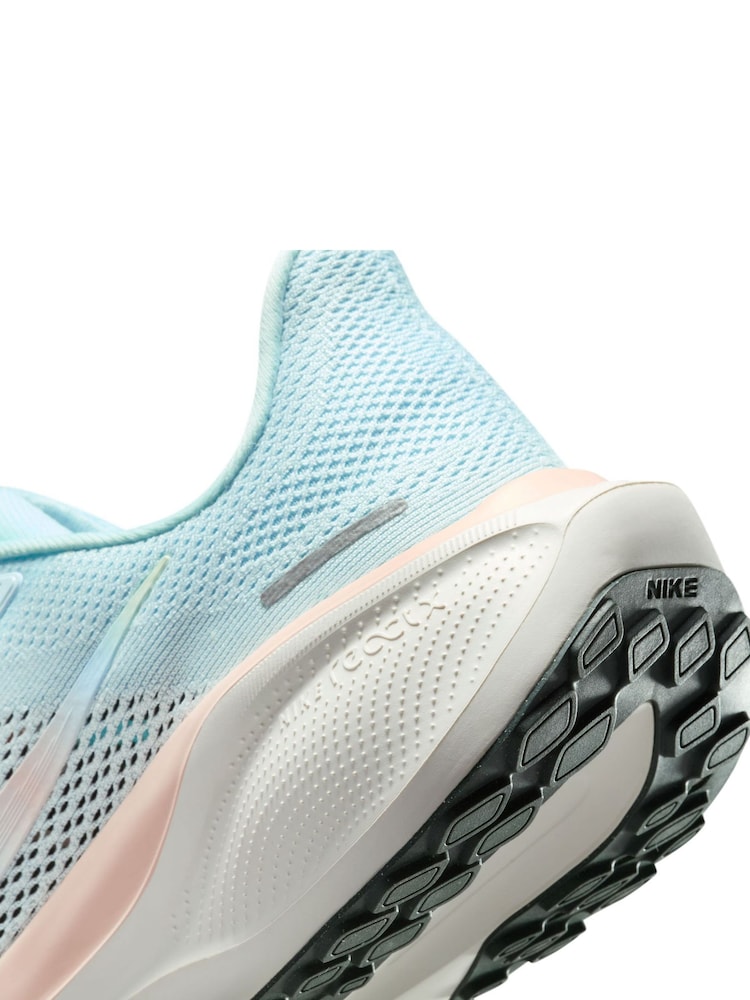 Nike Blue/White Pegasus 41 Road Running Trainers - Image 8 of 8