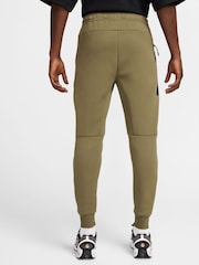 Nike Medium Olive Green Tech Fleece Joggers - Image 2 of 9