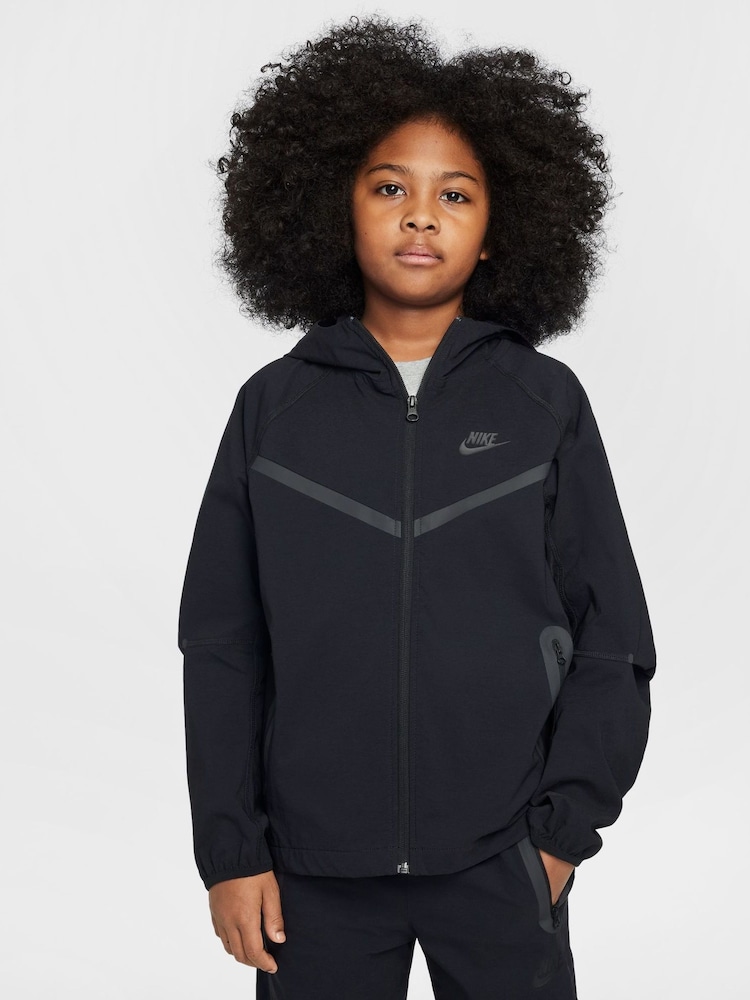 Negro - Nike Tech Woven Jacket - Imagen 1 de 9