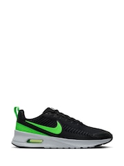 Nike Black Air Max Nuaxis Trainers - Image 1 of 10