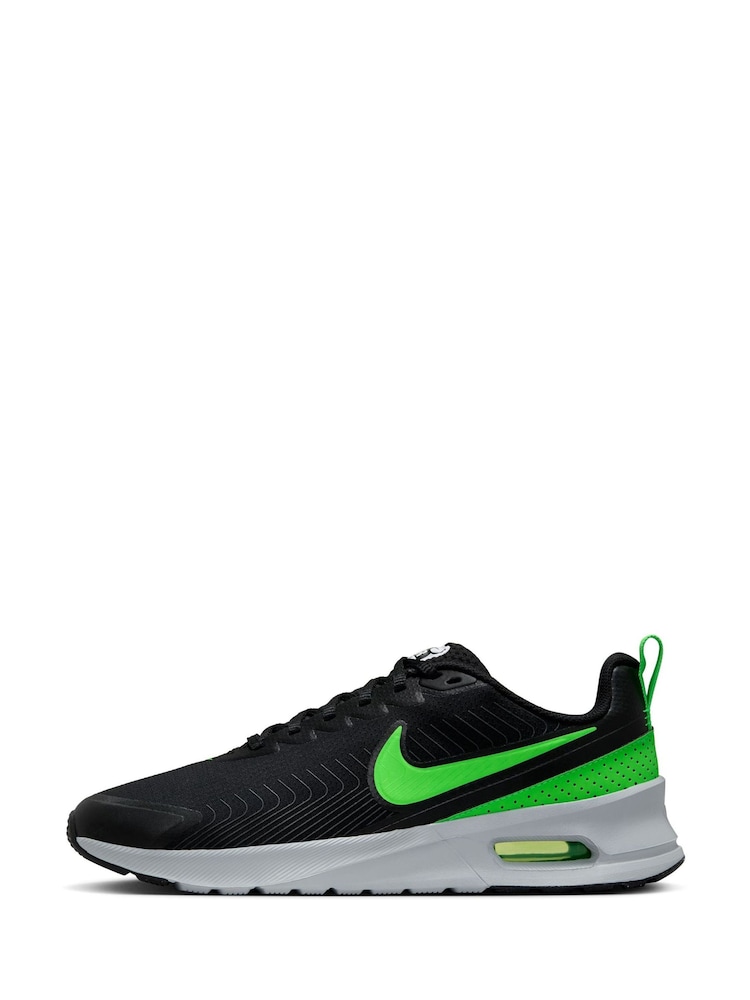 Nike Black Air Max Nuaxis Trainers - Image 2 of 10