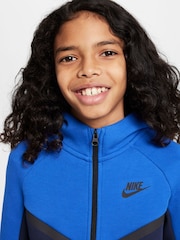 Обсидиановый - Nike Tech Fleece Zip-Up Hoodie - Image 4 of 9