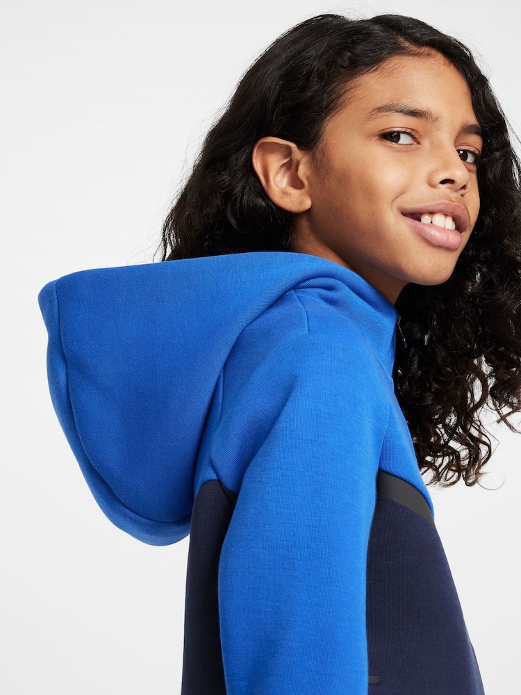 Nike Obsidian Tech Fleece Zip-Up Hoodie - Image 5 of 9
