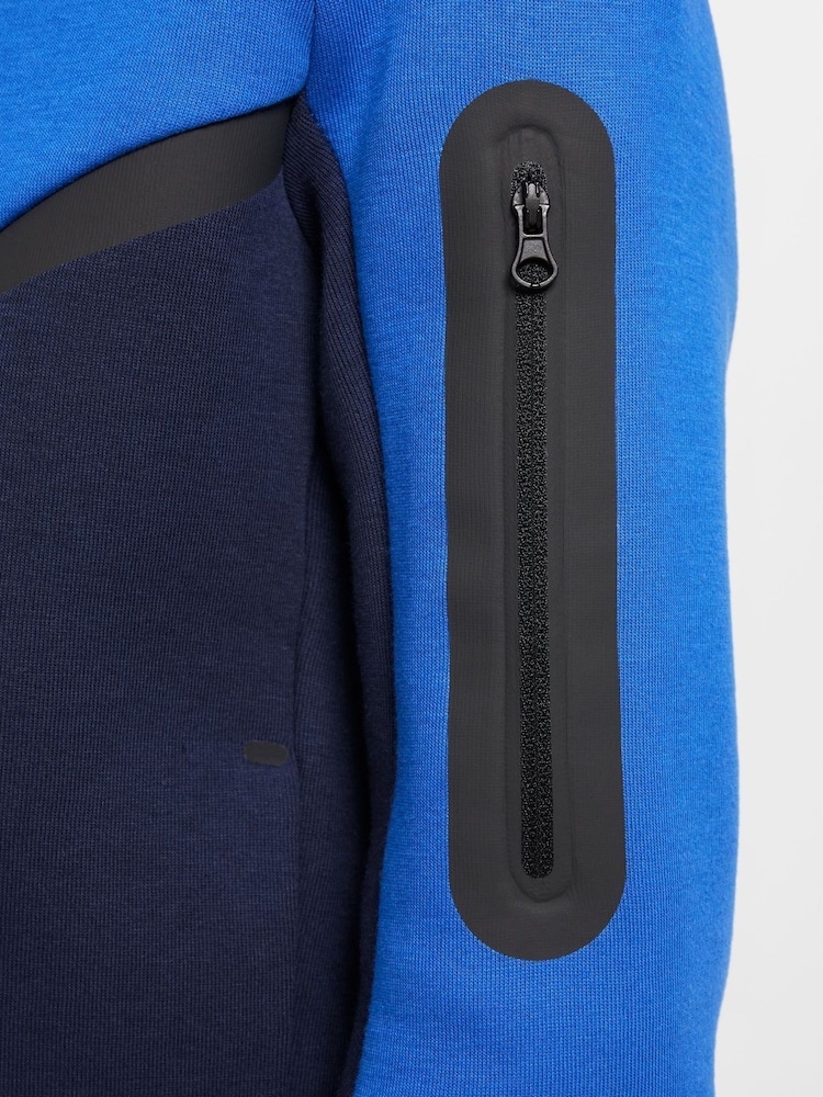Nike Obsidian Tech Fleece Zip-Up Hoodie - Image 7 of 9