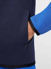 Обсидиановый - Nike Tech Fleece Zip-Up Hoodie - Image 8 of 9