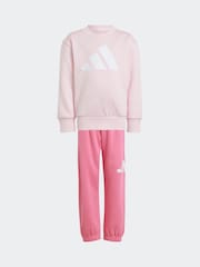 adidas Pink Essentials Tracksuit - Image 8 of 10