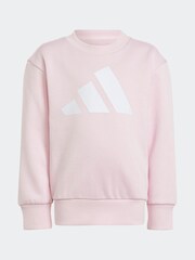 adidas Pink Essentials Tracksuit - Image 9 of 10